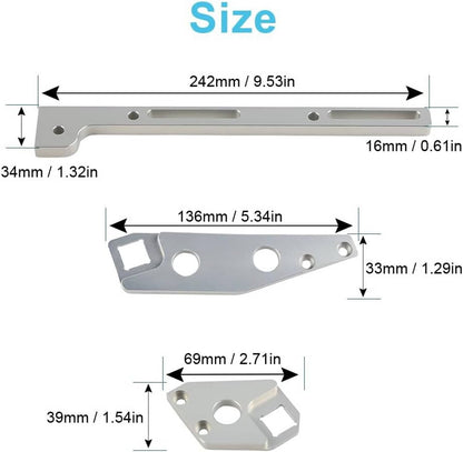 Solidspare Aluminum Throttle Cable Bracket For LS1 Sheet Metal Intake Manifold NEW