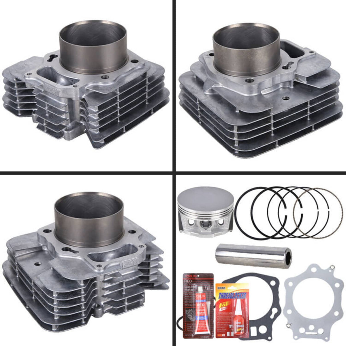 Solidspare CYLINDER PISTON GASKET TOP END Kit For Honda Foreman 450 TRX TRX450 FE 1998-2004