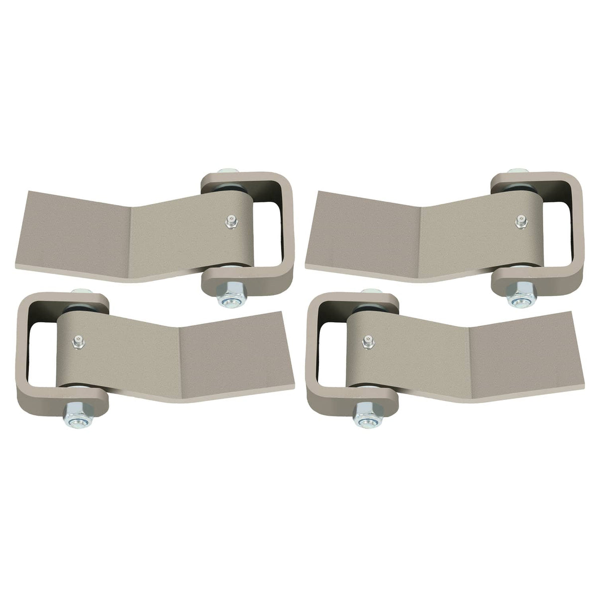 Solid Spare 4 Strap Style Long Leaf Steel Weld On Dump Trailer Door Hinge Greaseable Cargo