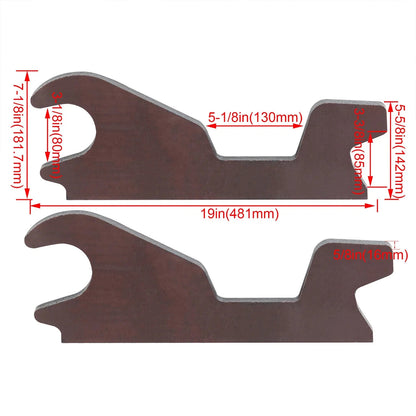 Quick Attachment Ear for Mini Excavator Rotary Cutter Mulching Head Pallet Forks