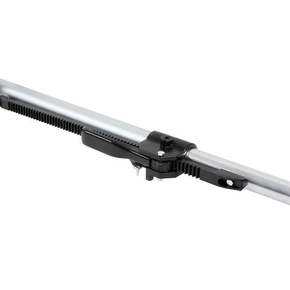 Solid Spare Truck Bed Rod Rack Fishing 4 Rod Holder Aluminum Adjustable Pickup Silvery Black