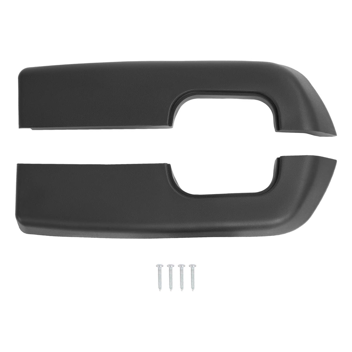 Solid Spare Door Arm Rest Panel Pair Black Fits 1973-79 Ford F100 F150 F250 Bronco 1978-79