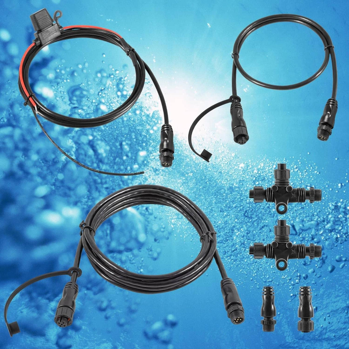 Solidspare 124-69 NMEA 2000 Network Starter Kit Replace for Lowrance N2K-EXP-RD-2 Cable Kit