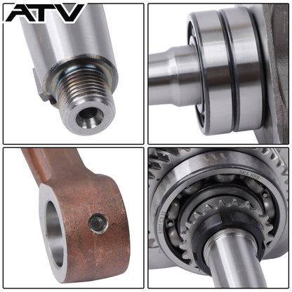 Solidspare 3090323 Crankshaft+Cylinder Sleeve For Polaris Sportsman 500 Engine Rebuild Kit