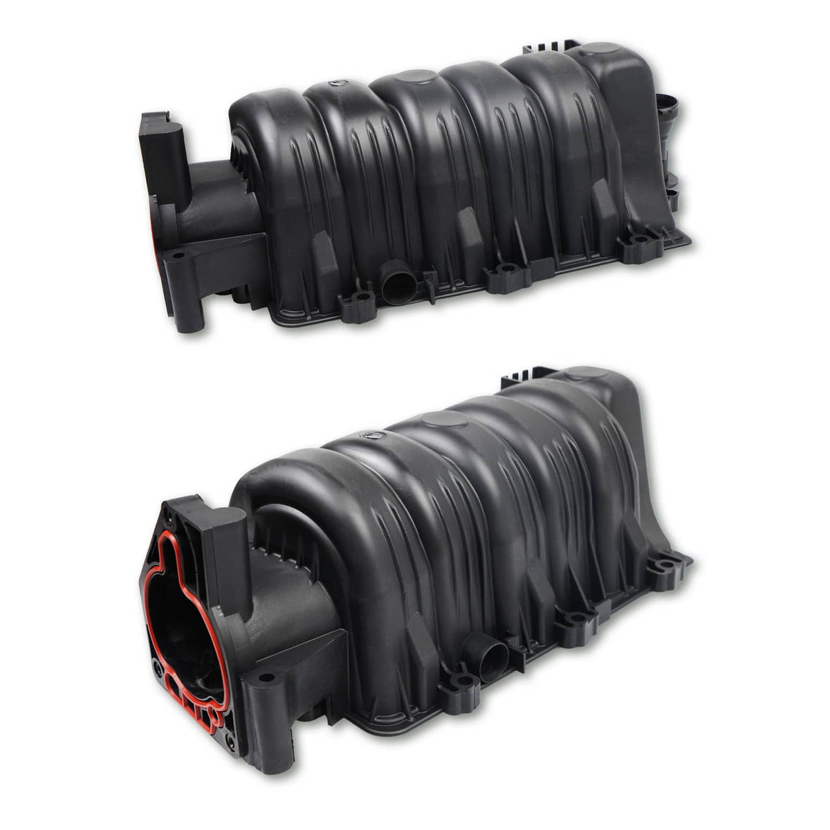 Solidspare Black Upper Intake Manifold + Gasket for 1995-2005 Chevy Buick Olds 3800 3.8L V6