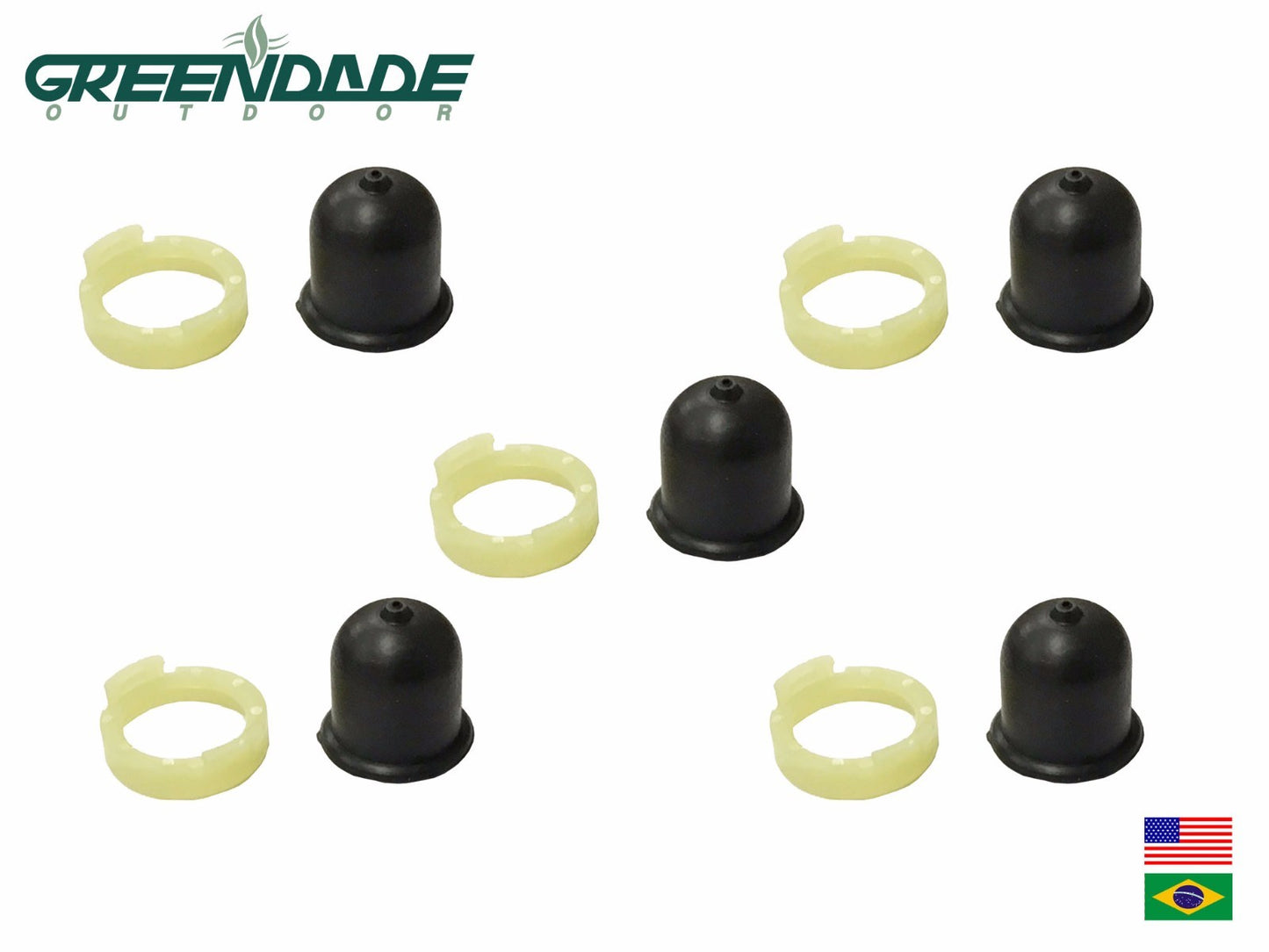 5 PIECES PRIMER BULB FOR B&S REPL 694395 496115 4180 5085H 5085K STENS 120-174