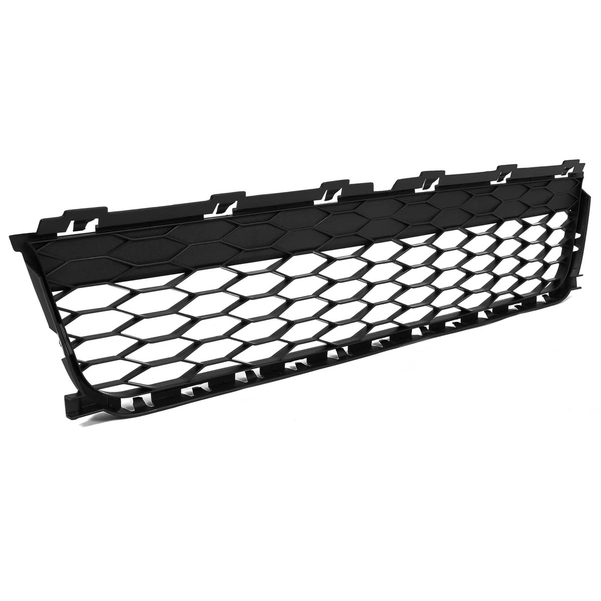 Solid Spare For Ford Explorer 2016-2019 Front Bumper Lower Grille Black Plastic Insert