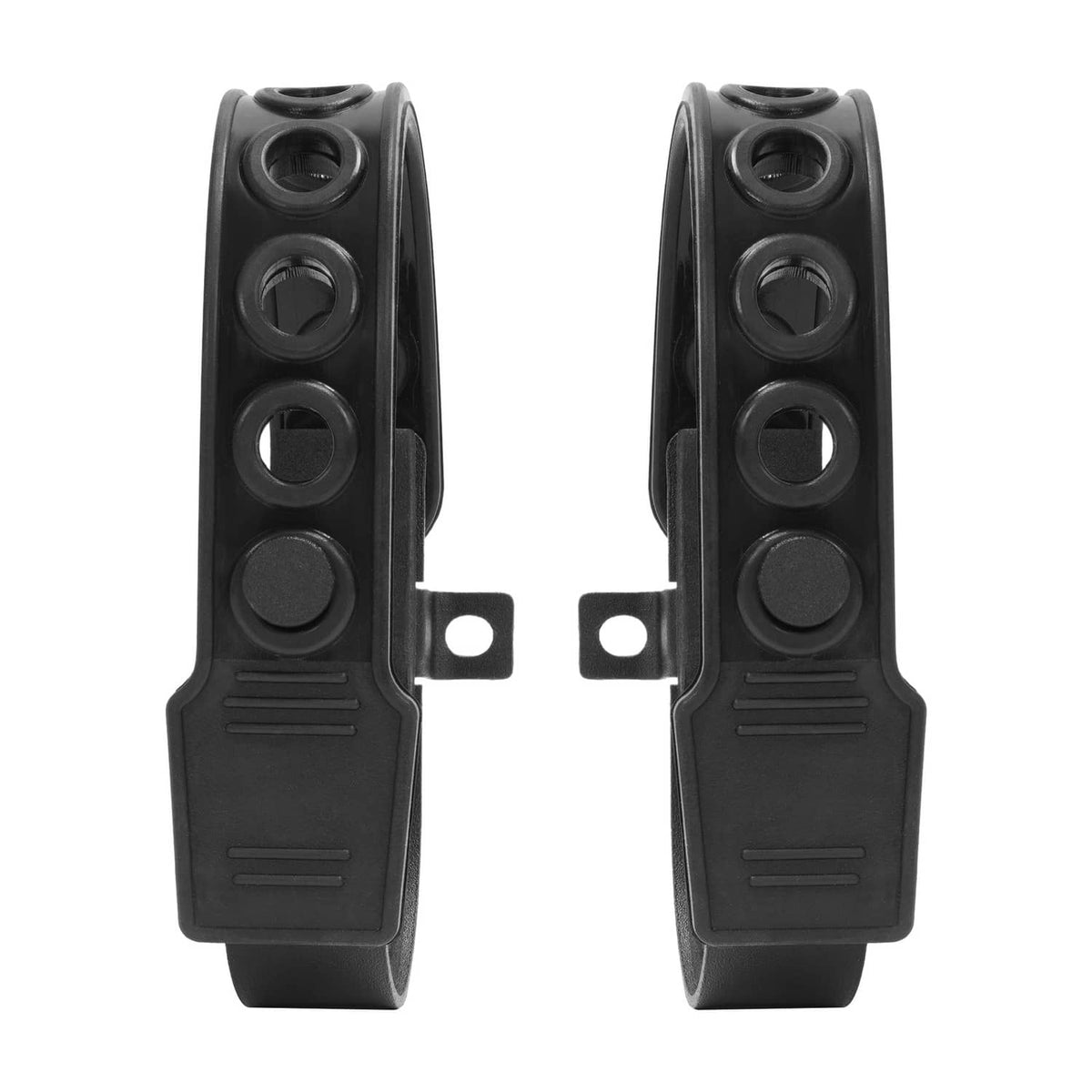Solid Spare Powder Coated Rubber Gun Rack Straps 2 Pack For Seat Back MOLLE Panel Mounting