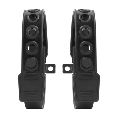 Solid Spare Powder Coated Rubber Gun Rack Straps 2 Pack For Seat Back MOLLE Panel Mounting