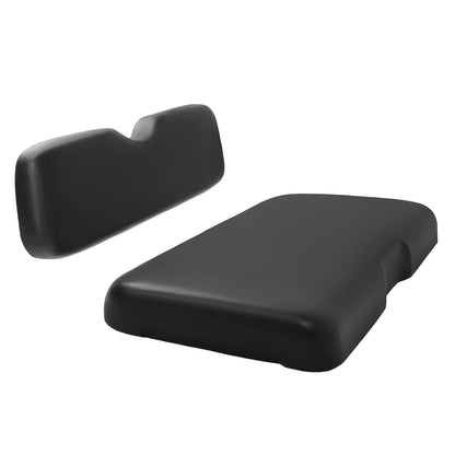 Solidspare Front Seat Bottom and Backrest Kit For EZGO RXV Back Cushion Golf Cart 08+ Model