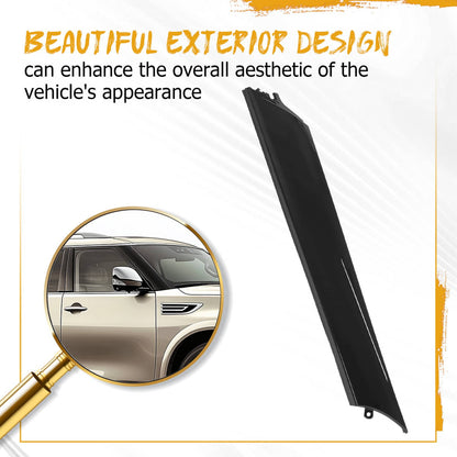 Solid Spare Right Side Windshield Trim Pillar Molding For Infiniti QX56 QX80 Nissan Armada