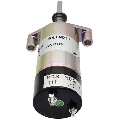 Solid Spare For CAT 3204 3304 3304B 3306 3306B Engine 12V Fuel Shutoff Solenoid 125-5773