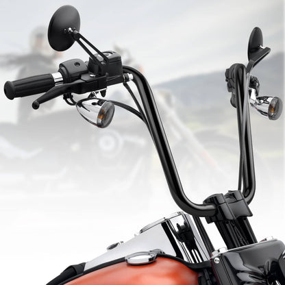 Solidspare 1.25'' Fat APE Hanger Bars 16" Rise Handlebar For Harley Dyna Road King Classic