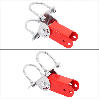 Solidspare Red Trimmer Rack Enhancing safety For lawn Mower 1"-2" Roll Bar Trimmer Holder