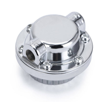 Solidspare 1-6 PSI Universal Adjustable Fuel Pressure Regulator Kit For Carburetor Engine