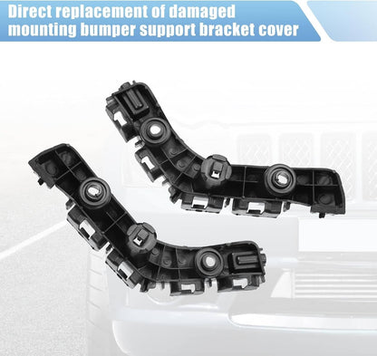 Solid Spare For 2011-2013 Jeep Grand Cherokee Front Bumper Bracket Left+Right Retainer