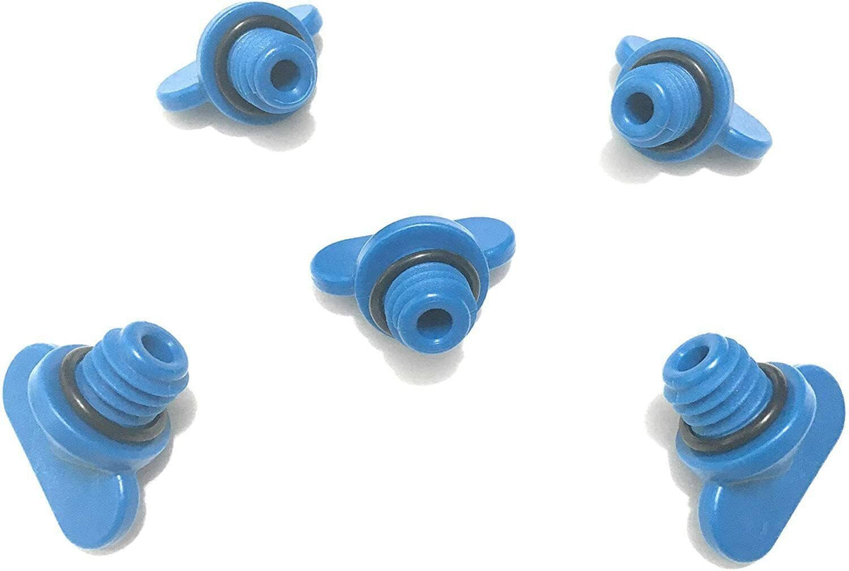 Solid Spare 5X For Mercruiser & Manifold Block Drain Blue Plug Kit 8M2000874 22-806608A1
