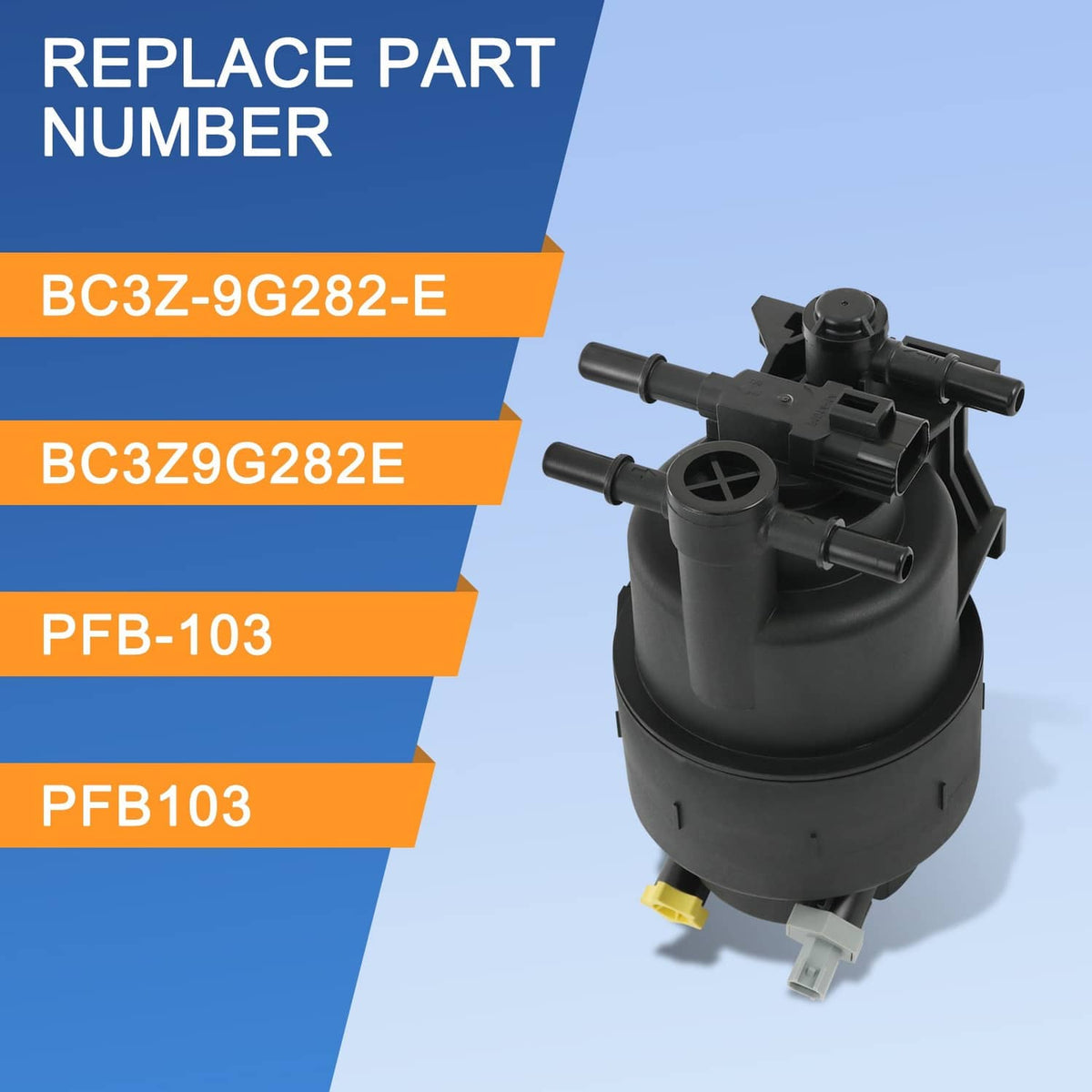Solidspare Powerstroke Motorcraft Fuel Pump Assembly BC3Z-9G282-E For Ford 2011-2015 6.7L