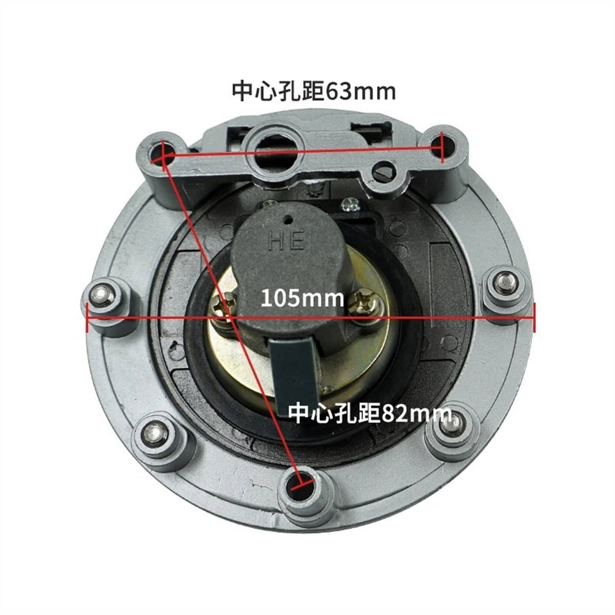 Solidspare Fuel Gas Tank Cap Cover for Yamaha 4FM-24602-10-00