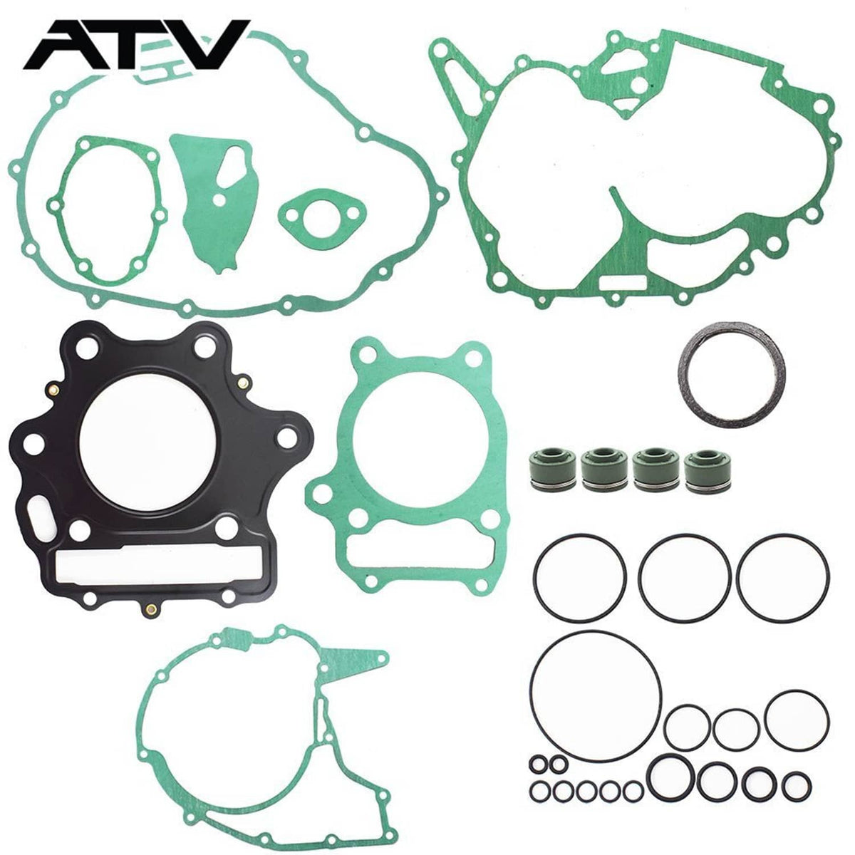 Solidspare For Honda TRX300EX TRX300 EX Complete Gasket Top End Kit 1993 1994 1995 96-2008