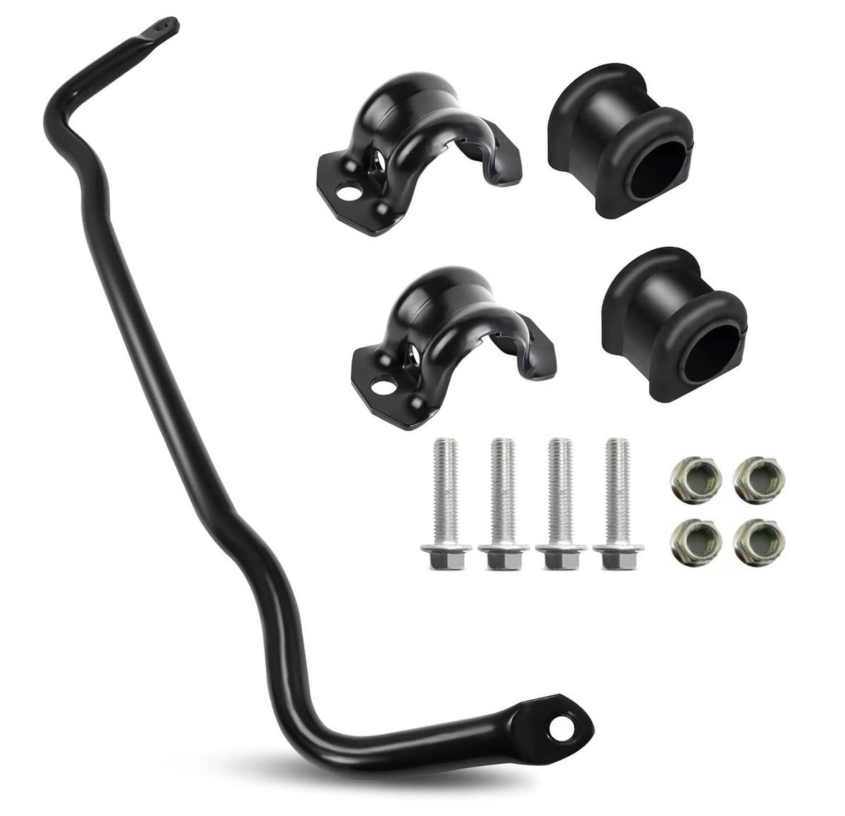 Solidspare Blcak Stabilizer Sway Bar Front For 2011-2018 Ram 1500 4WD 55398938AC