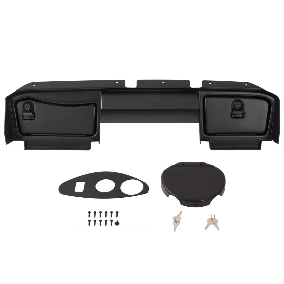 Solidspare For EZGO RXV 2008-2014 New Golf Cart Matte Black Dash Board Cover Assembly