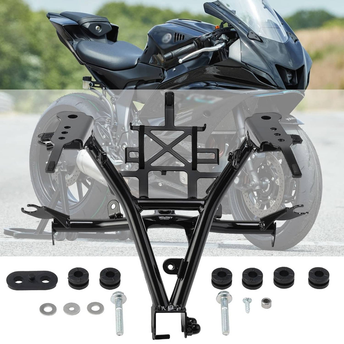 Solidspare Front Upper Headlight Fairing Stay Bracket Fit For Yamaha YZF-R7 YZF R7 2022-25