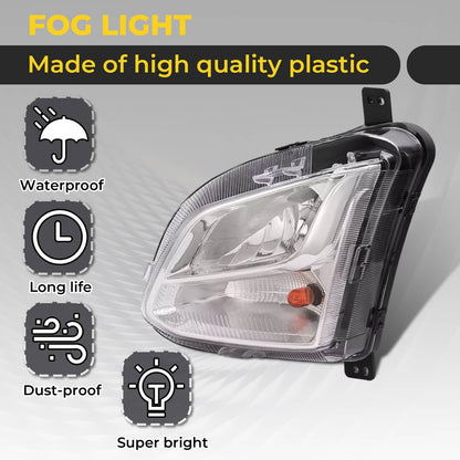 Solid Spare For Chevy Equinox 2018-2021 Bumper Fog Light Turn Signal Lamp w/Wiring Bulbs Set