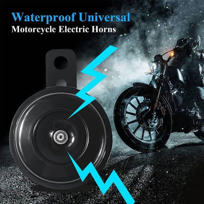 Solidspare Horn 12V Waterproof Loud 105dB Motorcycle Car UTV ATV Boat Auto Bike Universal