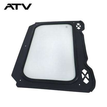 Solidspare Front Full Glass Windshield W/Wiper For Polaris RZR 900 1000 XP Turbo 2014-2018