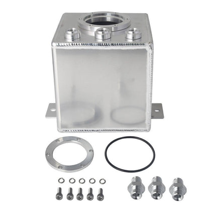 Solidspare 2L Aluminum High Flow Swirl Fuel Surge Pot Tank AN6 For 044 External Fuel Pump