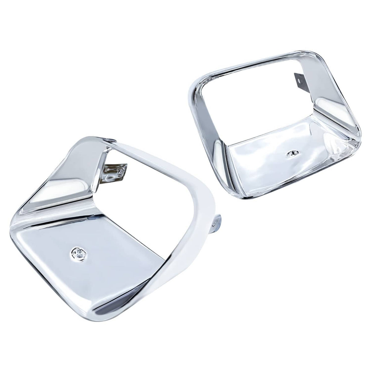 Solid Spare Pair For Chevrolet Camaro Z28 Z-28 1978 1979 1980 1981 Park Light Bezels Chrome