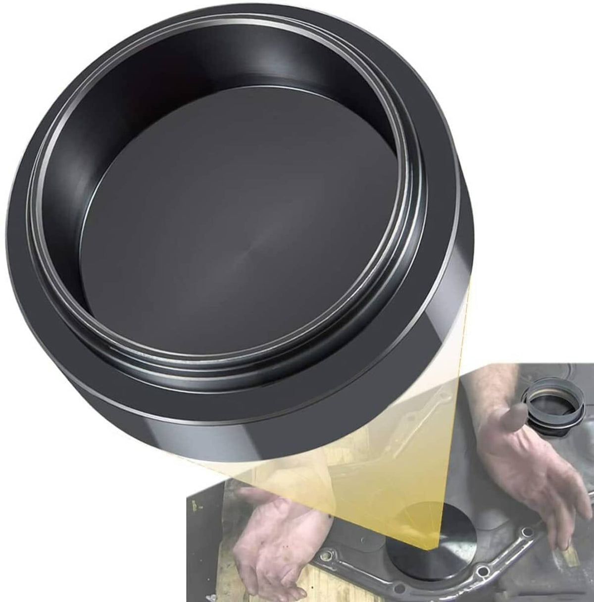 Solid Spare Front Cover Crankshaft Seal Installation Tool fits Dodge Cummins 3.9L 5.9L 6.7L