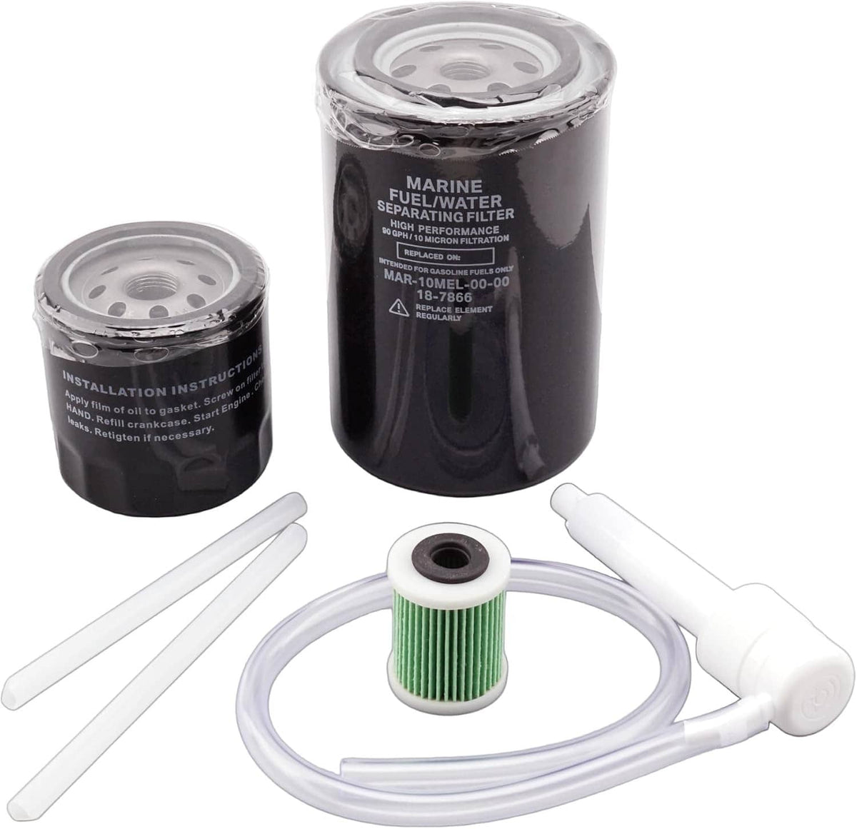 Solid Spare 69J-13440 Oil filter & 6P3-24563 Fuel filter Kit Yamaha 150/175/200/225/250 HP