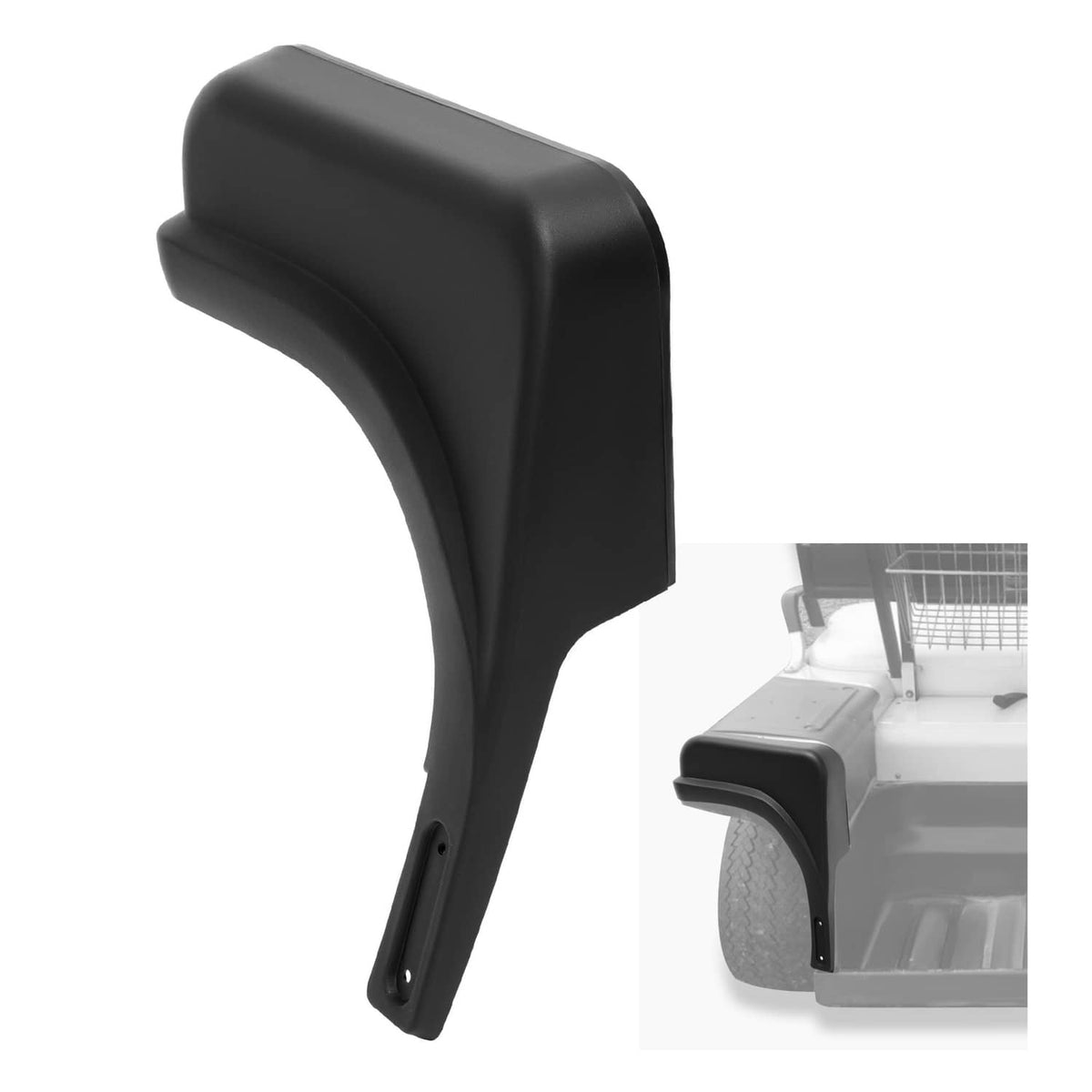 Solidspare Driver Side Left Golf Cart Fender Cap For EZGO Marathon G&E 1989 - 1994