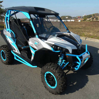 Solidspare Scratch-Resistant Full Windshield For 2013-2018 Can Am Maverick 1000R/ Max 1000R