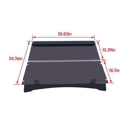 Solidspare Tinted Windshield Fold Down Flip Windscreen For ICON i20 i40 i60 i20L i40L i60L