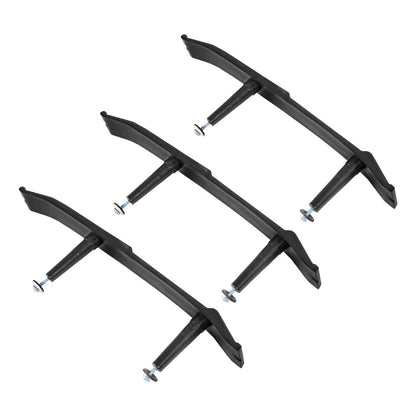 Solid Spare Tailgate Trim Panel Bracket Set Fits Ford F-150 1987-1996 / F250 F350 1987-1997