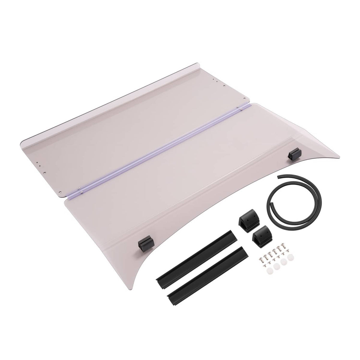 Solidspare Tinted Fold Down Golf Cart Windshield Windscreen for Columbia ParCar 1996-Up