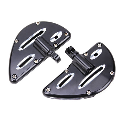 Solidspare Front+Rear Driver Passenger Stretched Floorboard For Harley Touring Models 1984+