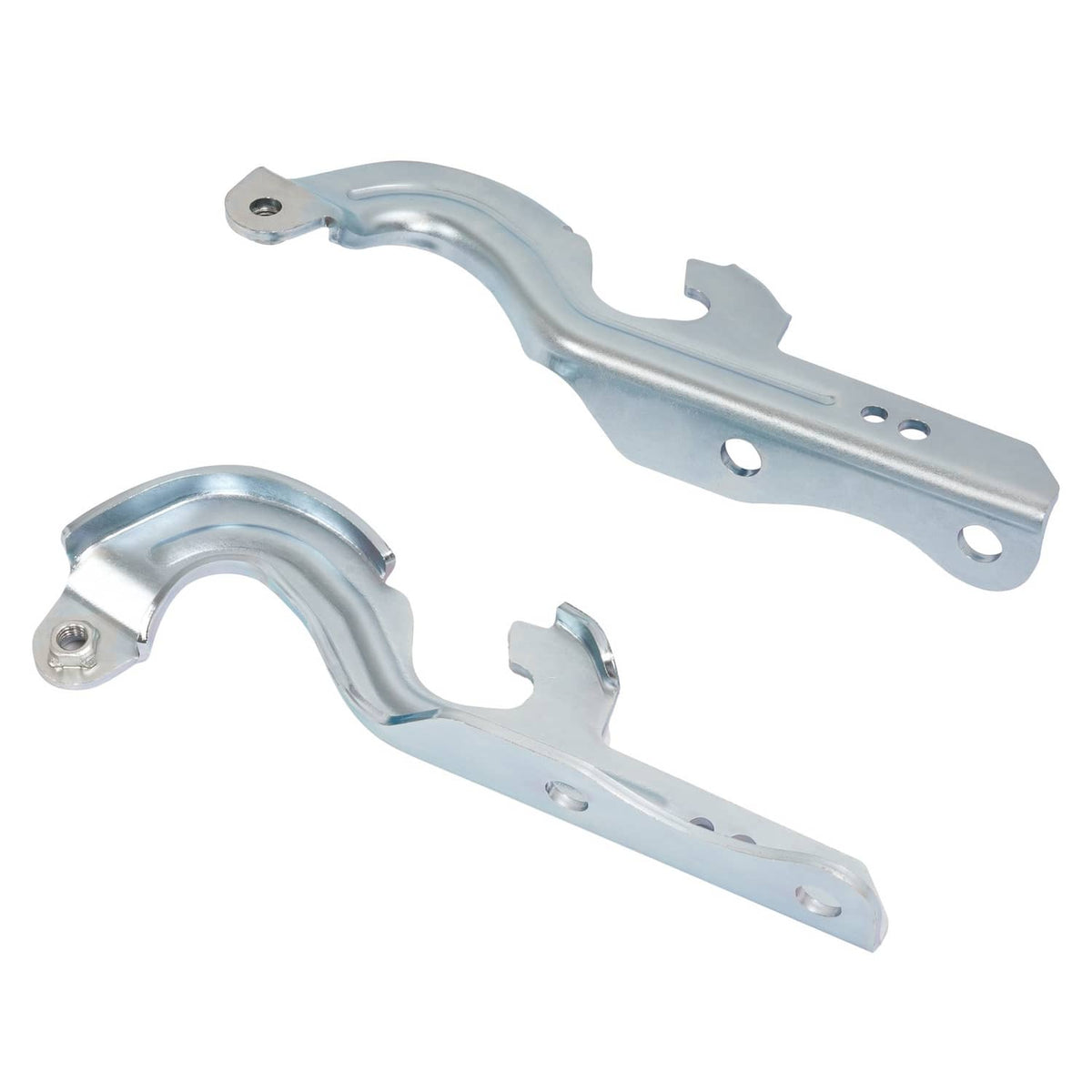 Solid Spare Hood Hinges Set Silvery Driver & Passenger Side For 2011-2024 Dodge Durango