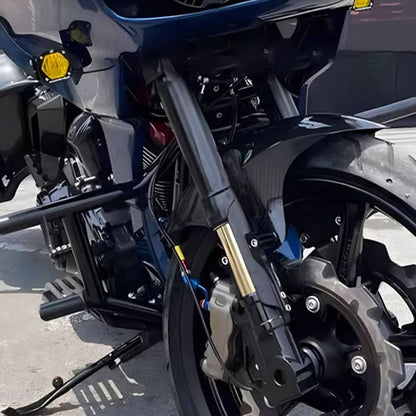 Solidspare 09-25 Front Highway Engine Guard Crash Bar For Harley Touring Street Road Glide