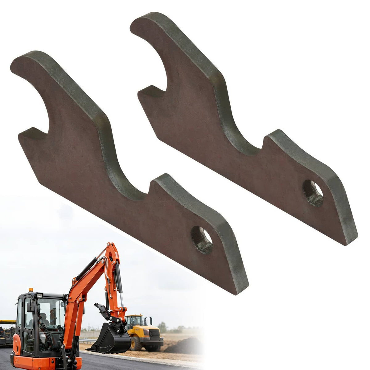 Solidspare For Kubota Quick Attach Bucket Ears Attachment KX040 KX71 KX91 KX121 KX033 U35