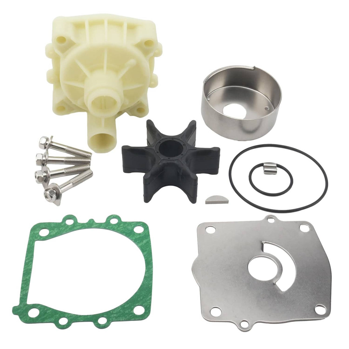 Solid Spare Outboard Impeller Repair Kit 6G5-W0078-01 for Yamaha 2-Stroke 150 175 200 225 HP