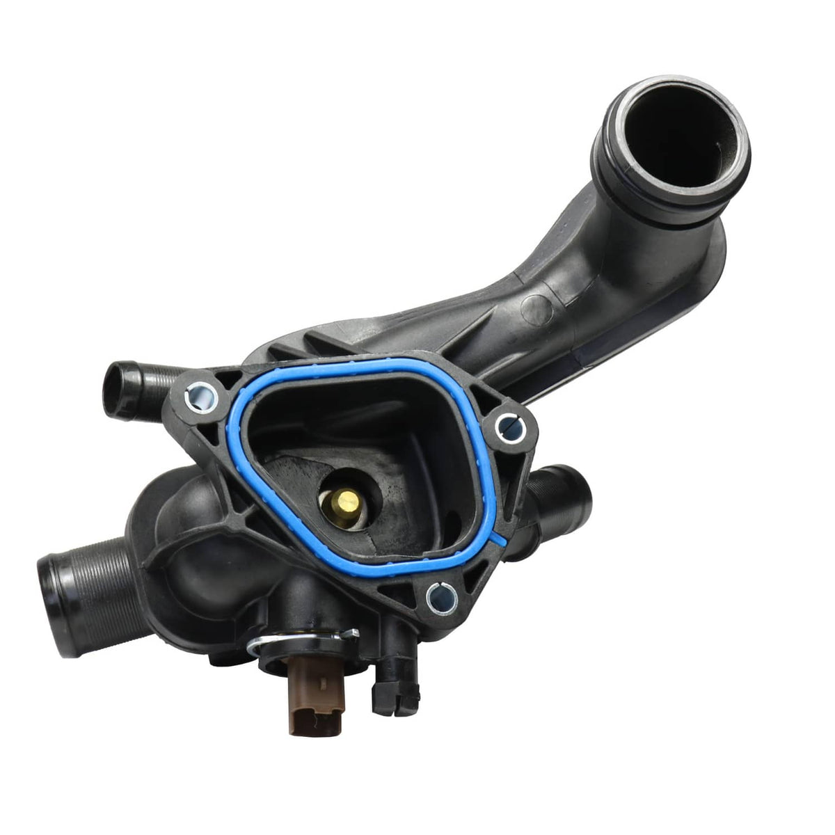 Solidspare New Thermostat with Housing Assembly 11537534521 For 2007-2013 Mini Cooper 1.6L