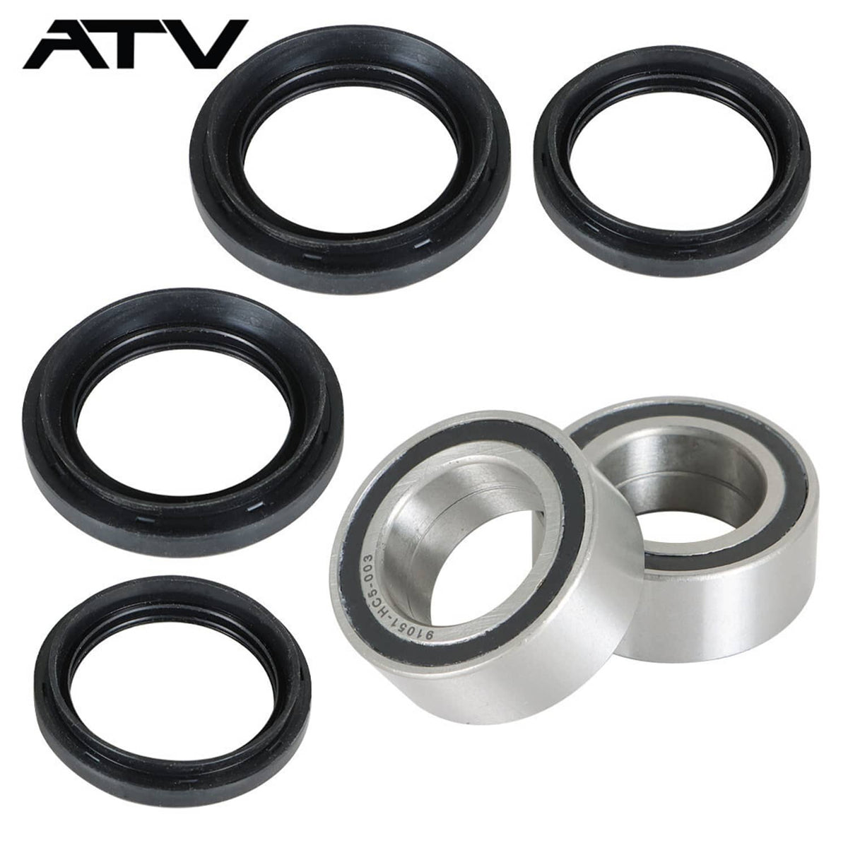 Solidspare For Honda TRX300FW Fourtrax 4x4 Both Front Wheel Bearing Seal Kits 1988-2000