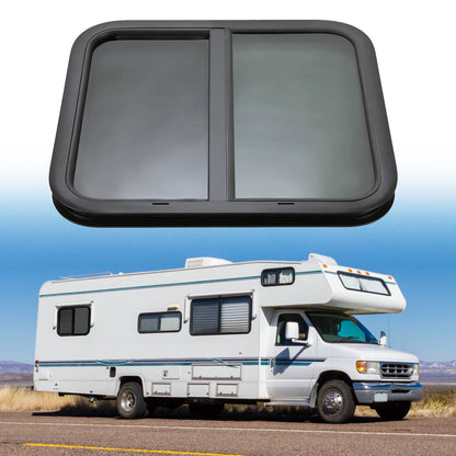 Solidspare Tinted Glass For Camper Trailer Horizontal Sliding Window RV Window 24" x 22"