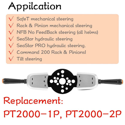 Solid Spare For SeaStar Pro Trim/Jack Plate Control Switch PT2000P-1P, Steering Helm Mount