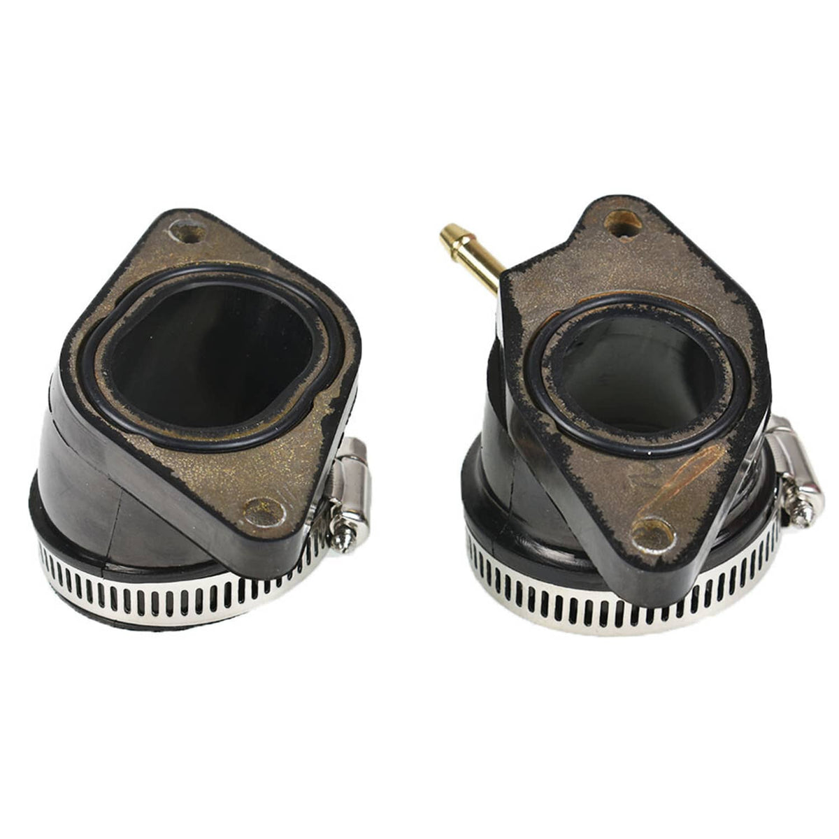 Solidspare For 2001-2005 Yamaha Raptor 660 660r 2x Intake Manifold Carburetor Boots L & R