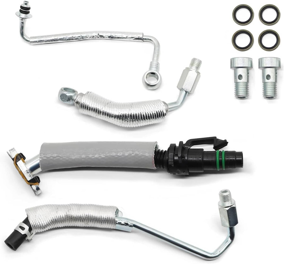 Solidspare 55567067 Turbo Charger Coolant Return Hose Line Fit For Chevy Cruze Buick GM1.4L
